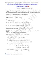 Sử dụng công thức thể tích để tính khoảng cách doc