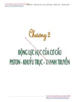 Giáo trình động cơ đốt trong 2 - Chương 2 doc