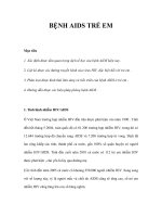 BỆNH AIDS TRẺ EM pps