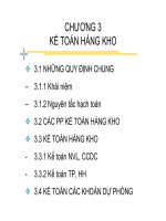 CHƯƠNG 3: KẾ TOÁN HÀNG KHO pps