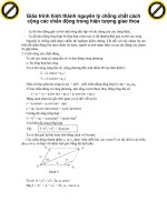 Giáo trình hình thành nguyên lý chồng chất cách cộng các chấn động trong hiện tượng giao thoa p1 doc