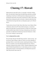 Khái quát về địa lý nước Mỹ - Chương 17: Hawaii potx