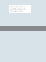 financial report 2001 results provide a solid foundation for future prospects holcim