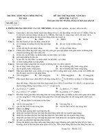 ĐỀ THI THỬ ĐẠI HỌC TRƯỜNG THPT PHAN ĐÌNH PHÙNG HÀ NỘI 2011 doc