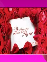 Giới thiệu về ngày Quốc tế phụ nữ potx