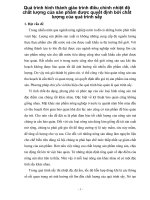 Quá trình hình thành giáo trình điều chỉnh nhiệt độ chất lượng của sản phẩm được quyết định bởi chất lượng của quá trình sấy p1 pps