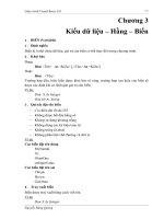 GIÁO TRÌNH MICOSOFT VISUAL BASIC - Chương 3 Kiểu dữ liệu – Hằng – Biến pdf