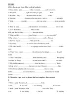 CÁC DẠNG BÀI TẬP ÔN THI ĐẠI HỌC pptx