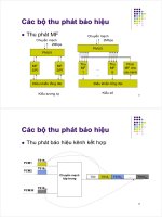 Bài giảng : Kỹ thuật điện thoại - Báo hiệu trong điện thoại part 3 ppsx