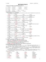 REVISION TEST 1 ppt