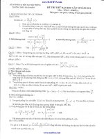 ĐỀ THI THỬ ĐẠI HỌC 2011 LẦN 2 THÁI PHIÊN_HẢI PHÒNG ppsx