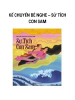 KỂ CHUYỂN BÉ NGHE – SỬ TÍCH CON SAM pot