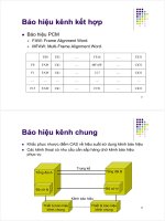 Bài giảng : Kỹ thuật điện thoại - Báo hiệu trong điện thoại part 2 pdf