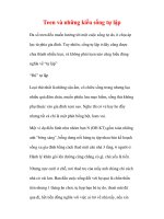 Teen và những kiểu sống tự lập docx