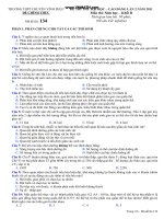 TRƯỜNG THPT CHUYÊN VĨNH PHÚC ĐỀ THI THỬ ĐẠI HỌC – CAO ĐẲNG LẦN ppt