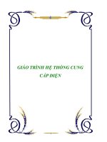 GIÁO TRÌNH HỆ THỐNG CUNG CẤP ĐIỆN potx