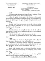 KÌ THI THỬ CAO ĐẲNG VÀ ĐẠI HỌC TỈNH THÁI NGUYÊN 2010 pps