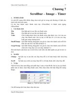 GIÁO TRÌNH MICOSOFT VISUAL BASIC - Chương 7 Scrollbar – Image – Timer potx