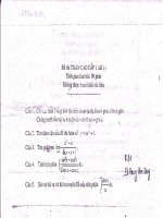 Đề thi khóa 31 trường ĐHSP năm 2 khoa vật lý - Toán cao cấp 1 pot