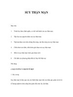 SUY THẬN MẠN ppsx