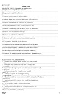 Exercises Of Language Focus - Unit 11 pot