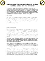 Giáo trình phân tích chẩn đoán bệnh của hệ thống qua tiếng bip của bios trên mỗi sector p1 pps