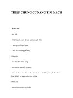 TRIỆU CHỨNG CƠ NĂNG TIM MẠCH pdf