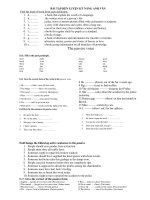 BÀI TẬP RÈN LUYỆN KỸ NĂNG ANH VĂN pptx