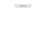 bản thuyết minh báo cáo tài chính quý iv năm 2012 công ty cổ phần xi măng và xây dựng quảng ninh