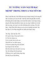 TƯ TƯỞNG “CON NGƯỜI BẠC MỆNH” TRONG THƠ CA NGUYỄN DU_2 pptx