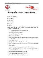 Hướng dẫn cài đặt Vietkey Linux 3.0 ppsx