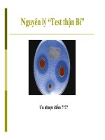 Bài giảng : TIẾP CẬN VẤN ĐỀ PHÁT HIỆN TỒN DƯ KHÁNG SINH TRONG CÁC THỰC PHẨM CÓ NGUỒN GỐC TỪ ĐỘNG VẬT PART 5 pps