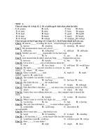 ĐỀ THI CHỨNG CHỈ C - TEST 6 ppsx