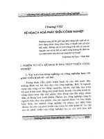 Giáo trình KẾ HOẠCH HÓA PHÁT TRIỂN KINH TẾ XÃ HỘI - Chương 8 pot