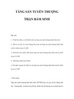 TĂNG SẢN TUYẾN THƯỢNG THẬN BẨM SINH doc
