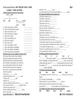 Tài liệu luyện thi Đại học - Môn Tiếng Anh: vocabulary – family and friends pptx