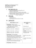 Giáo án mầm non chương trình đổi mới: Đề tài: Đi trên ghế băng ppt