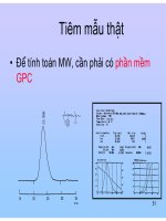 Bài giảng : CÁC QUÁ TRÌNH TÁCH TRONG SẮC KÝ LỎNG part 6 doc