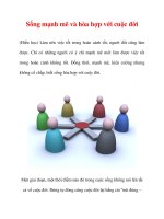 Sống mạnh mẽ và hòa hợp với cuộc đời pdf