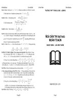 55 đề thi đại học môn toán có lời giải pptx