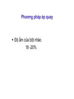 Bài giảng : CÔNG NGHỆ SẢN XUẤT BÁNH KẸO part 6 ppsx