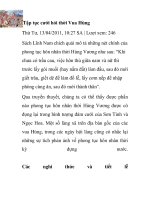 Tập tục cưới hỏi thời Vua Hùng pot