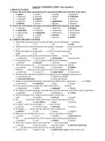 Unit 10: CONSERVATION (for teachers) doc