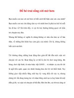 Để bé trai sống cởi mở hơn docx