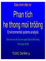 Phân tích hệ thống môi trường - Mở đầu ppsx