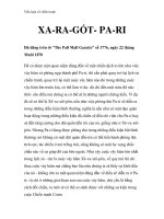 Tiểu luận về chiến tranh 