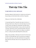 Vài nét về sự phát triển của Triết học Trung Hoa - Thời đại Tiên Tần docx