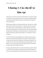 Khái quát về địa lý nước Mỹ - Chương 1: Các chủ đề và khu vực ppsx