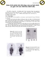 Giáo trình phân tích độ nhạy của xạ hình khối ưu gan với các chất keo đánh dấu p1 ppt