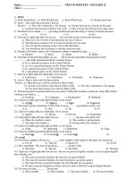 TEST 45 MINUTES – ENGLISH 12 pdf